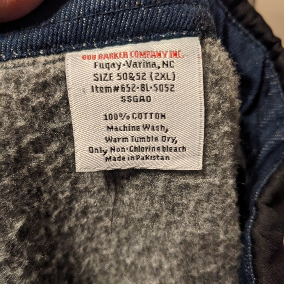 Bob Barker denim blanket lined chore coat - Picture 3 of 16